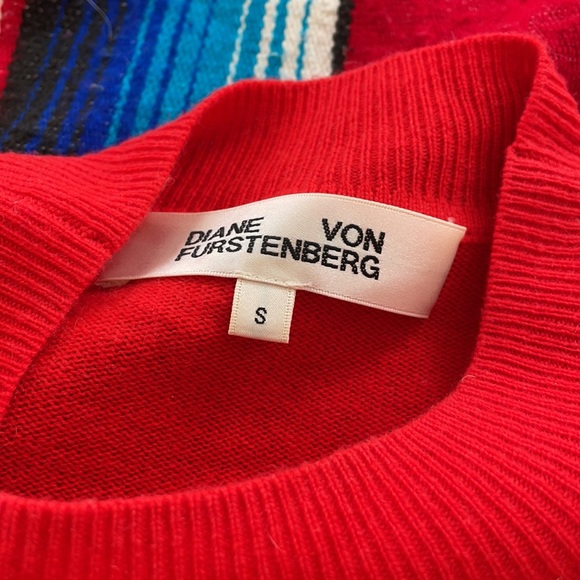 diane von furstenberg mock neck sweater - Picture 2 of 4